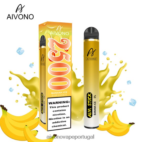 gelo de banana Aivono AIM STICK 2500 280DJX151 | Aivono Vape Portugal